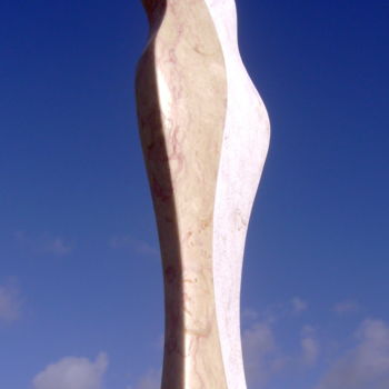 Escultura intitulada "Feminino XIV" por Nicolau Campos, Obras de arte originais, Pedra