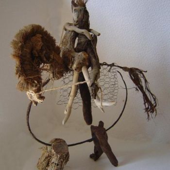 Sculptuur getiteld "cheval" door Nicole Agoutin, Origineel Kunstwerk