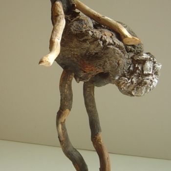 Sculptuur getiteld "femme jupe bouffante" door Nicole Agoutin, Origineel Kunstwerk