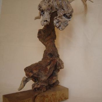 Escultura intitulada "ange exalté" por Nicole Agoutin, Obras de arte originais