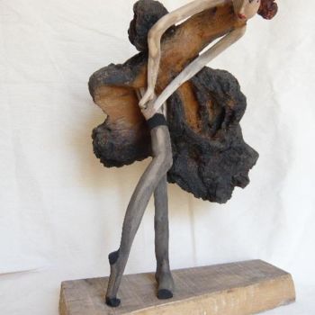 Escultura intitulada "porte-jarretelles" por Nicole Agoutin, Obras de arte originais