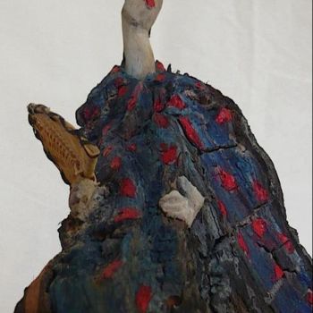Sculpture intitulée "geisha" par Nicole Agoutin, Œuvre d'art originale