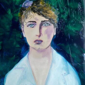 Картина под названием "Camille Claudel - C…" - Nicole Bachelard, Подлинное произведение искусства, Масло Установлен на Дерев…
