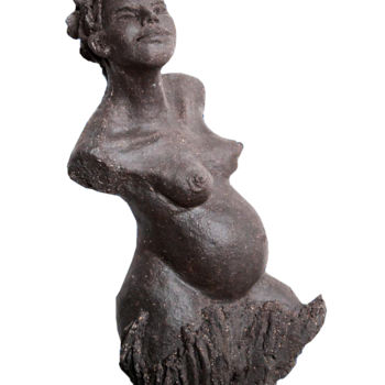 Sculpture intitulée "Eclatante 3" par Nicole Besnainou, Œuvre d'art originale, Céramique
