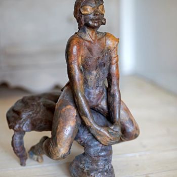 Sculpture intitulée "Chevauchée fantasti…" par Nicole Brousse, Œuvre d'art originale, Bronze
