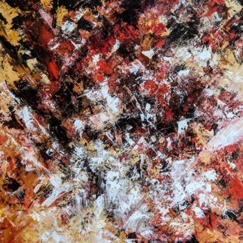 Картина под названием "Chaos" - Nicole Caron, Подлинное произведение искусства, Масло