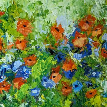 Painting titled "Provence toujours" by Nicole Caron, Original Artwork, Oil