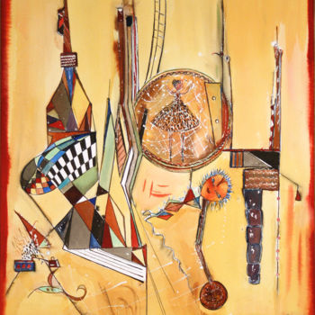 Peinture intitulée "L'EMANCIPATION" par Nikol, Œuvre d'art originale, Encre