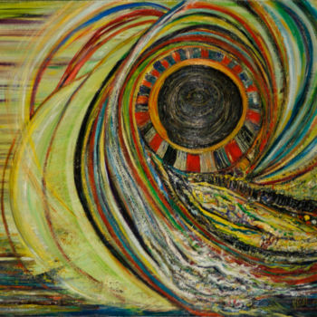 Pintura titulada "SPIRE" por Nikol, Obra de arte original, Oleo