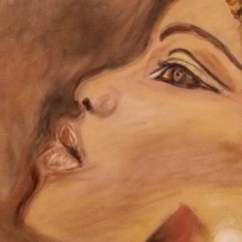 Pittura intitolato "L'égyptienne" da Nicole De Pauw, Opera d'arte originale, Pastello
