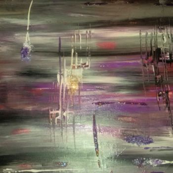 Malerei mit dem Titel "Peinture abstraite…" von Nicole De Pauw, Original-Kunstwerk, Acryl