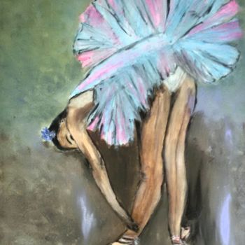 Painting titled "La danseuse étoile" by Nicole De Pauw, Original Artwork, Acrylic