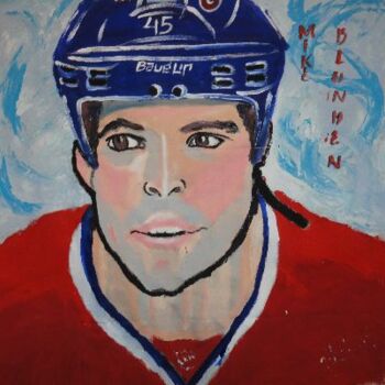 Painting titled "Blunden no 45" by Nicole Hebert, Original Artwork, Oil