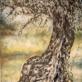 Peinture intitulée "OLIVIER DU PORTUGAL…" par Nicole Lavigne, Œuvre d'art originale, Huile