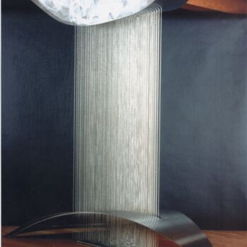 Escultura titulada "La Pluie" por Nicole Lemieux, Obra de arte original, Acero inoxidable