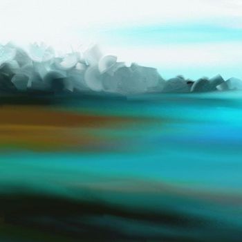 绘画 标题为“bord de mer” 由Nicole Manaranche, 原创艺术品