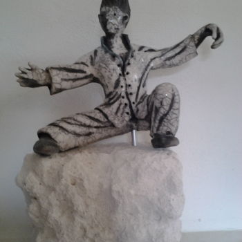 Sculpture titled "art martial" by Nicole Palluce, Original Artwork