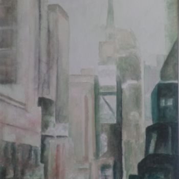 Painting titled "New York Aquarelle2…" by Nicole Serres, Original Artwork, Other