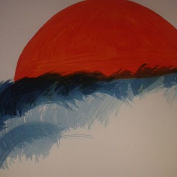 Painting titled "Sol levante" by Nicoletta Morelli, Original Artwork