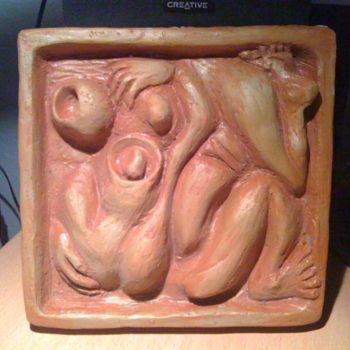 Sculpture titled "Maschio o femmina-a…" by Maria Nicoletta Ballarin, Original Artwork