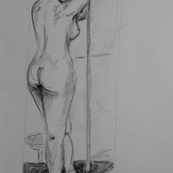 Desenho intitulada "Studio nudo" por Nicoletta Immorlica, Obras de arte originais, Outro
