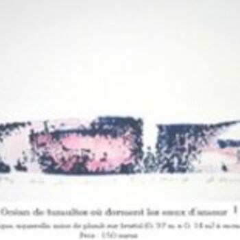Peinture intitulée "Océan de tumultes" par Nicole Vignote, Œuvre d'art originale