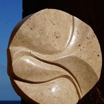 Sculpture intitulée "Doppia Essenza" par Nicolò Dell'Erba, Œuvre d'art originale, Pierre