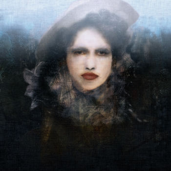 Digitale Kunst mit dem Titel "THE LADY WITHOUT PI…" von Nictsi Khamira, Original-Kunstwerk, Digitale Malerei