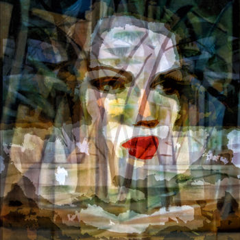 Digital Arts titled "PORTRAIT D'AUTOMNE…" by Nictsi Khamira, Original Artwork, Digital Painting