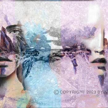 Photography titled "Beauty Transfer" by Nigami, Original Artwork, Manipulated Photography
