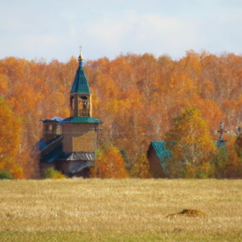 Фотография под названием "Деревенская церковь" - Николай Матюшенков, Подлинное произведение искусства