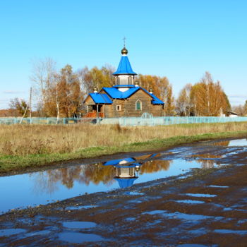Fotografie mit dem Titel "Деревенская церквуш…" von Nikolai Matiushenkov, Original-Kunstwerk