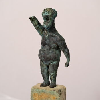 Sculpture titled "I see" by Nik Tkachaau, Original Artwork, Bronze