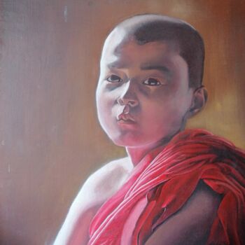 Malarstwo zatytułowany „monaco lama” autorstwa Nik, Oryginalna praca, Akryl