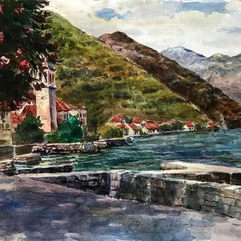 绘画 标题为“Montenegro mountain…” 由Nika Glushkova, 原创艺术品, 水彩