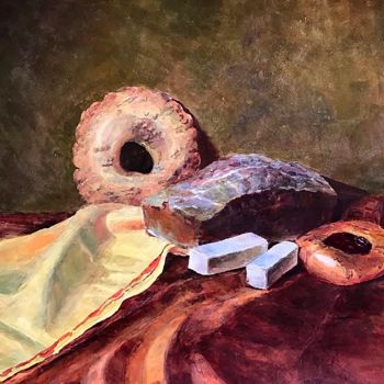 Peinture intitulée "Sweets" par Nika Glushkova, Œuvre d'art originale, Aquarelle