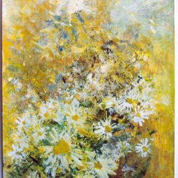 Painting titled "dasies" by Otherwise Art, Original Artwork