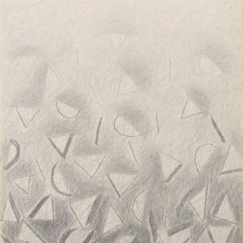 Dessin intitulée "Manuscript" par Niki Kanagini, Œuvre d'art originale, Crayon