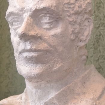 Sculpture titled "Учитель" by Valerii Nikitin, Original Artwork, Stone