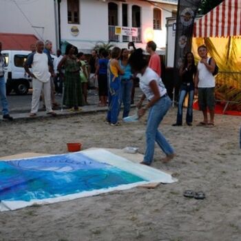 "Festival des sens d…" başlıklı Yerleştirme  Nikki Elisé tarafından, Orijinal sanat