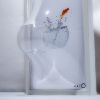Sculpture titled "O-fish" by Nikko, Original Artwork