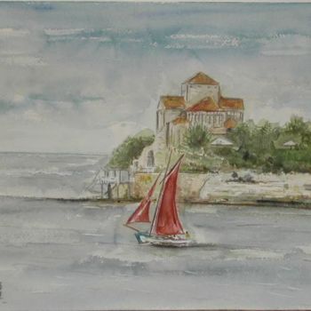 Peinture intitulée "Port Talmont" par Nikkos, Œuvre d'art originale