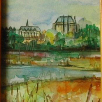 Peinture intitulée "Pays de Loire" par Nikkos, Œuvre d'art originale