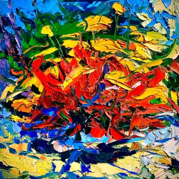 Pittura intitolato "The Color of the Wo…" da Nikol Aghababyan, Opera d'arte originale, Olio