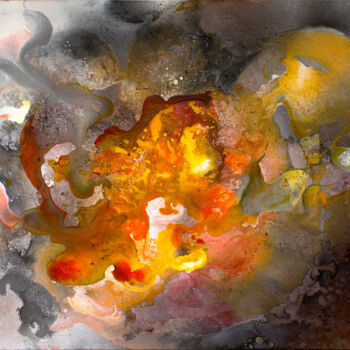 Malerei mit dem Titel "Pacific Sunrise" von Nikola Alipiev, Original-Kunstwerk, Öl