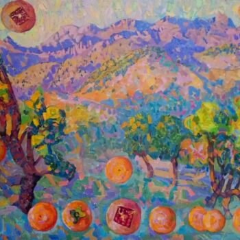 Pintura titulada "Abundance" por Bakhtiyar Urakov, Obra de arte original, Oleo Montado en Bastidor de camilla de madera