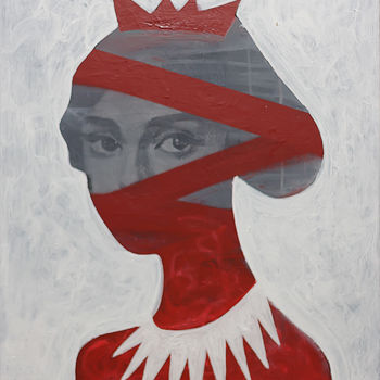 Painting titled "Красная Королева /…" by Nikolai Chkalov, Original Artwork, Acrylic