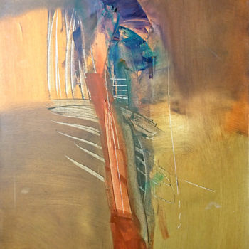 Painting titled "experience -II" by Nikolai Taidakov, Original Artwork, Oil