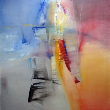 Painting titled "night mirage" by Nikolai Taidakov, Original Artwork, Oil