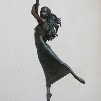 Скульптура под названием "Bird" - Николай Шаталов, Подлинное произведение искусства, Металлы
